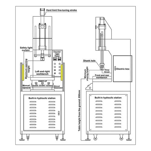 C Frame Hydraulic Press